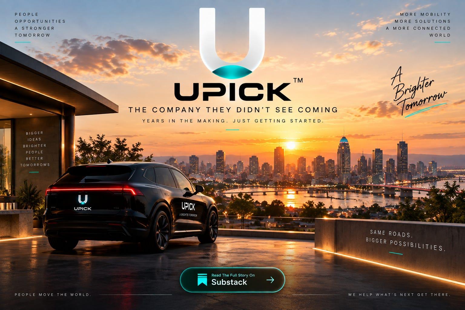 Upick Network cinematic campaign visual
